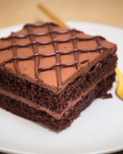 Chocolate Cake Slice