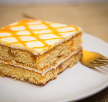 Caramel Cake Slice