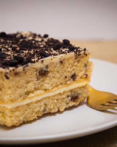 Cookies & Cream Cake Slice